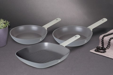 BERLINGER HAUS Aspen BH-7076 — komplet 3 patelni z patelnią grillową
