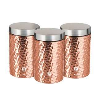 Berlinger Haus BH-6727 ROSE GOLD — zestaw 3 pojemników kuchennych