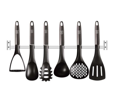 Berlinger Haus BH-6330 Carbon Pro — 6 przyborów kuchennych z wieszakiem