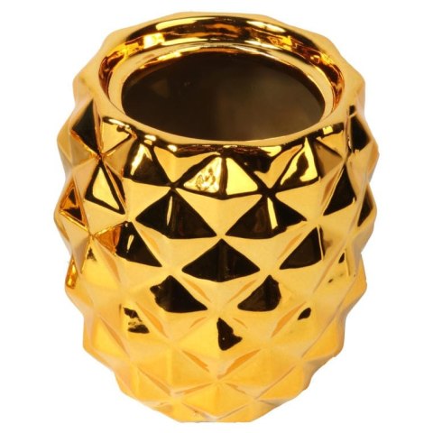 Goliat AN-1 – duża ceramiczna szkatułka ananas w złotym kolorze