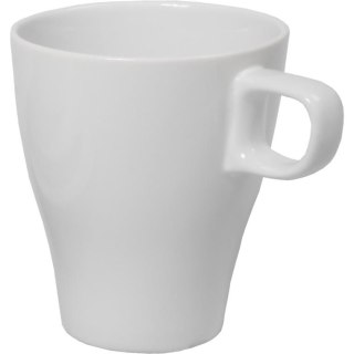 Komplet Porcelany Stołowej Białej z Możliwością Użytku w Zmywarce i Mikrofalówce