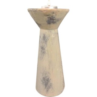 Świecznik Ceramiczny o Efekcie Starości 20x9 cm