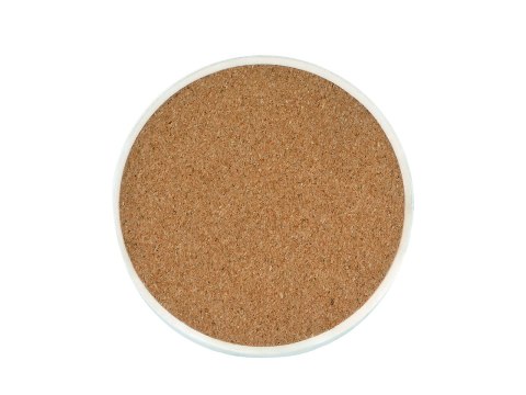 CARMANI – okrągła podkładka ceramiczna Rudzik, 10,8 cm