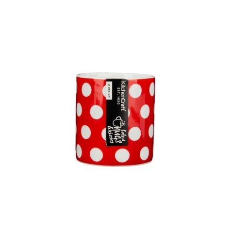 KitchenCraft Czerwone Kropki — filiżanka do espresso 80 ml