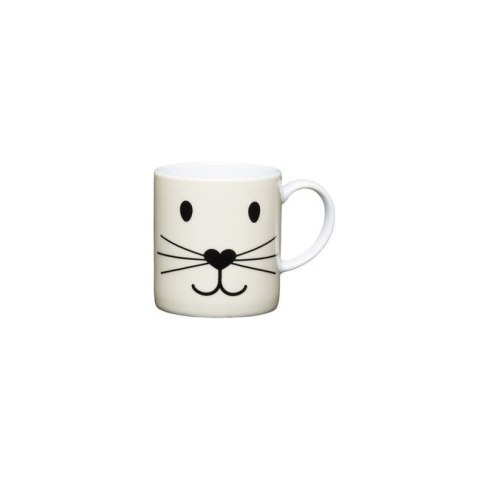 KitchenCraft Kocia buźka — filiżanka porcelanowa do espresso 80 ml