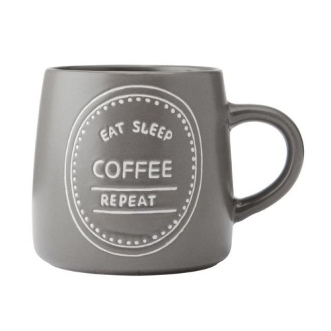 Mikasa Eat Sleep Coffee Repeat — kubek kamionkowy 400 ml