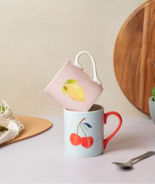 Mikasa Kubek Porcelanowy Cytryna 280 ml