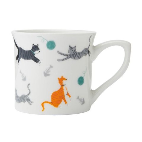 Mikasa Ryflowane Koty — kubek porcelanowy 250 ml